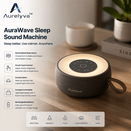 Aurelyva™ AuraWave Sleep Sound Machine